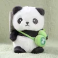 Adorably soft cute panda plush toy bag pendant fluffy animal doll keychain backpack gift. - Fortune Gourd Panda Plush 11cm