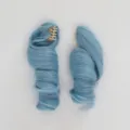 Molla per capelli ricci azzurri da bambola per decorare bambole in cotone e simpatici peluche. - Parrucca per Bambola / Blu