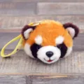 Red panda plush keychain cute cartoon animal pendant fluffy toy bag accessory variant option - Small Panda Head Coin Purse Pendant 12cm