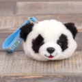Cute panda plush keychain pendant, fluffy stuffed animal keyring for keys, bags, and gifts. - Panda Head Coin Purse Pendant, 12cm