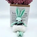 Süßes Ballett Kaninchen Plüschtier minzgrün Stofftier Puppe weiches Geschenk für Kinder - Grüner Mumu-Hase