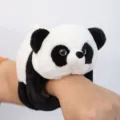 Cute panda plush slap bracelet, soft stuffed animal wrist toy, lovely cartoon gift for kids. - 18cm Panda Slap Bracelet
