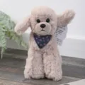 Peluche barboncino beige morbido animale di peluche cucciolo carino cuscino regalo compleanno - 25cm / Barboncino - grigio