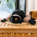 Großes Auge Spinne Plüschtier süße Stofftier Puppe lustige Simulationsspinne Geschenk Kinder - Spinne mit braunen Beinen / 18cm