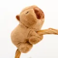 Cute capybara plush slap bracelet toy, brown stuffed animal doll gift for kids. - Slap Bracelet Capybara / 16cm / Slap Bracelet Capybara Plush - 16cm - Brown