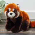 Cute realistic red panda plush toy soft stuffed animal pillow for kids and room decor. - Bending Red Panda - 28cm - 0.22kg