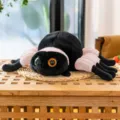 Süßes Plüschtier große Augen Spinne, lustige Stofftier Puppe, weiche Deko Figur für Kinder. - Spinne mit rosa Beinen / 18cm