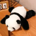 Cute panda plush toy pillow, soft stuffed animal doll for kids, comforting companion gift. - Doll Tribe - Panda