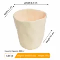 Tasse à eau irrégulière en mélamine minimaliste pour un usage quotidien à la maison. - 201-300ml / Orange Pêche