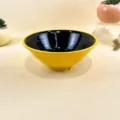 Bol à nouilles jaune et noir en mélamine 8,5 pouces 1000ml grand bol à soupe vaisselle - 33272 Grand Bol à Nouilles / 8.5 Pouces (21.8x8.5cm) / Jaune/Noir