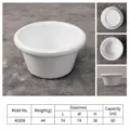 White melamine sauce cup ramekin small bowl for condiments and dipping sauces 74x38mm 60ml - Model 40208 (60ml) / White