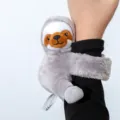 Plush sloth slap bracelet cute stuffed animal wristband toy gift for kids and children - Sloth Snap Bracelet / approx 12CM