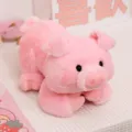Süßes rosa Schweinchen Plüschtier, weiche Stofftier Puppe, bequemes Kuschelkissen für Kinder. - Niedliche Serie Rosa Schwein