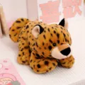 Süßes Leopard Plüschtier weiches Kuscheltier Kissen für Kinder Geschenk Dekoration - Ca. 28cm / Niedliche Serie Leopard