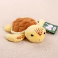 Cute plush turtle toy, soft stuffed animal doll, lovely palm sized sea turtle for kids and daily gifts. - Lying Turtle - Yellow 17cm