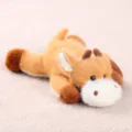 Cute plush cow doll soft stuffed animal toy bag pendant lovely children gift for kids. - Prone Little Bull