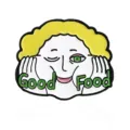 Creative enamel lapel pin with funny face design, alloy brooch for clothes and bags. - Creative Brooch Style(CC337)