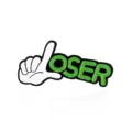 Creative enamel pin featuring a loser hand gesture and letter design, stylish metal brooch. - LOSER Gesture (CC395)