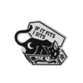 Cute Black Cat Coffin Enamel Pin Funny Sits Brooch Badge Creative Jewelry Accessory - Silver Black Cat Coffin (CC234)