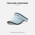 Summer sun visor hat for women UV protection empty top cap casual outdoor sports sunhat - Candy Color Empty Top Hat / Blue
