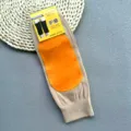 Thermal fleece-lined knitted knee warmers for men and women, winter outdoor cold protection. - Fleece Lined Style / Nude