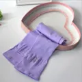 Unisex summer ice silk sun protection arm sleeves in purple, ideal for outdoor cycling and driving. - One Size / Purple [With Finger Loop]
