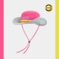 Cappello da pescatore stile blogger coreano traspirante ad asciugatura rapida tesa - Cappello da pescatore dopamina rosa