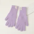 Gemütliche violette Strickhandschuhe für Damen, weiche warme Winterhandschuhe neu. - Lila