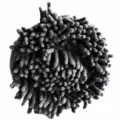 Round chenille mop replacement pad for electric mops, gray cleaning cloth, durable microfiber. - 17cm / Dark Gray