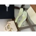 Mules à talons aiguilles et brides transparentes vert clair pour femmes sandales chic - 35 / Vert