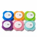 Disposable toilet brush replacement head multi-functional cleaning sponge pads multi-color - 6 Pcs OPP Bag