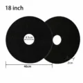 Industriële vloerschrobpad 18 inch zwarte nylon schuurschijf voor zware reinigingstaken. - 18 Inch