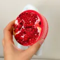 Round wood pulp dishwashing sponge, oil-resistant kitchen cleaning sponge block for pots. - Pomegranate