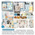 Coffret cadeau de papeterie esthétique vintage avec carnet et autocollants - Ensemble de Carnet / (Nouveau) Journal d'une Bonne Journée