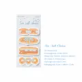 MO-CARD notes adhésives mignonnes série pain fromage blocs-notes détachables école bureau - 120 Pièces/Paquet / Fromage au Sel de Mer