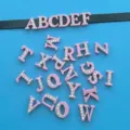 Charms lettres coulissantes strass rose 8mm accessoires alphabet pour bracelets - Rose (Sélection par Note)