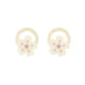 Cute children flower hair tie seamless wool elastic ponytail holder hair rope detail shot. - 10# (2605122) / 1PC