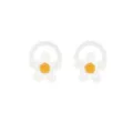 Cute daisy flower hair ties for kids, soft seamless elastic hair bands for daily cute ponytails. - 01# (2605122) / 1PC