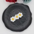 Schattige geborduurde margriet haarspeld voor meisjes, leuk kinder accessoires voor haar. - Wit Drievoudig Madeliefje (03#)