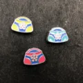 8mm enamel cartoon handbag charms, colorful DIY metal accessories for clothing, bags and shoes. - Bag