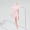 Serre-tête en satin rose avec un nœud en gros-grain chic, accessoire élégant quotidien. - Serre-Tête Nœud / Rose (11#)