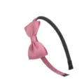 Pink ribbon bow headband sweet hair hoop cute hair accessory for girls princess styling - 05# Pink