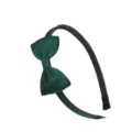 Dark green bow headband, sweet and simple hair accessory for girls, daily casual wear. - 10# Dark Green