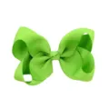 Ruban a cheveux en gros grain vert vif pour enfants joli accessoire quotidien moderne - Vert Lumineux