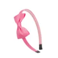 Pink bow headband cute sweet hair accessory simple daily style for girls and women. - 12# Pink