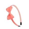 Pink bow headband for girls sweet hair accessories cute daily wear hair hoop elegant style - 14# Rose Pink