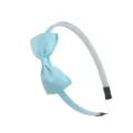 Light blue bow headband sweet hair accessory simple versatile girl princess hair hoop. - 17# Light Blue