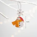 Süßer Weihnachts-Schneemann zum Aufhängen mit Schal und Mütze, ideal als Baumschmuck Dekoration. - Schneemann Ornament mit Schal