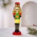 Statuetta soldato schiaccianoci di Natale luminosa decorazione da tavolo festiva ornamento - Soldato schiaccianoci B