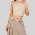 Bohemian woven waist belt for women, stylish floral beaded rope dress decorative accessory. - Daisy